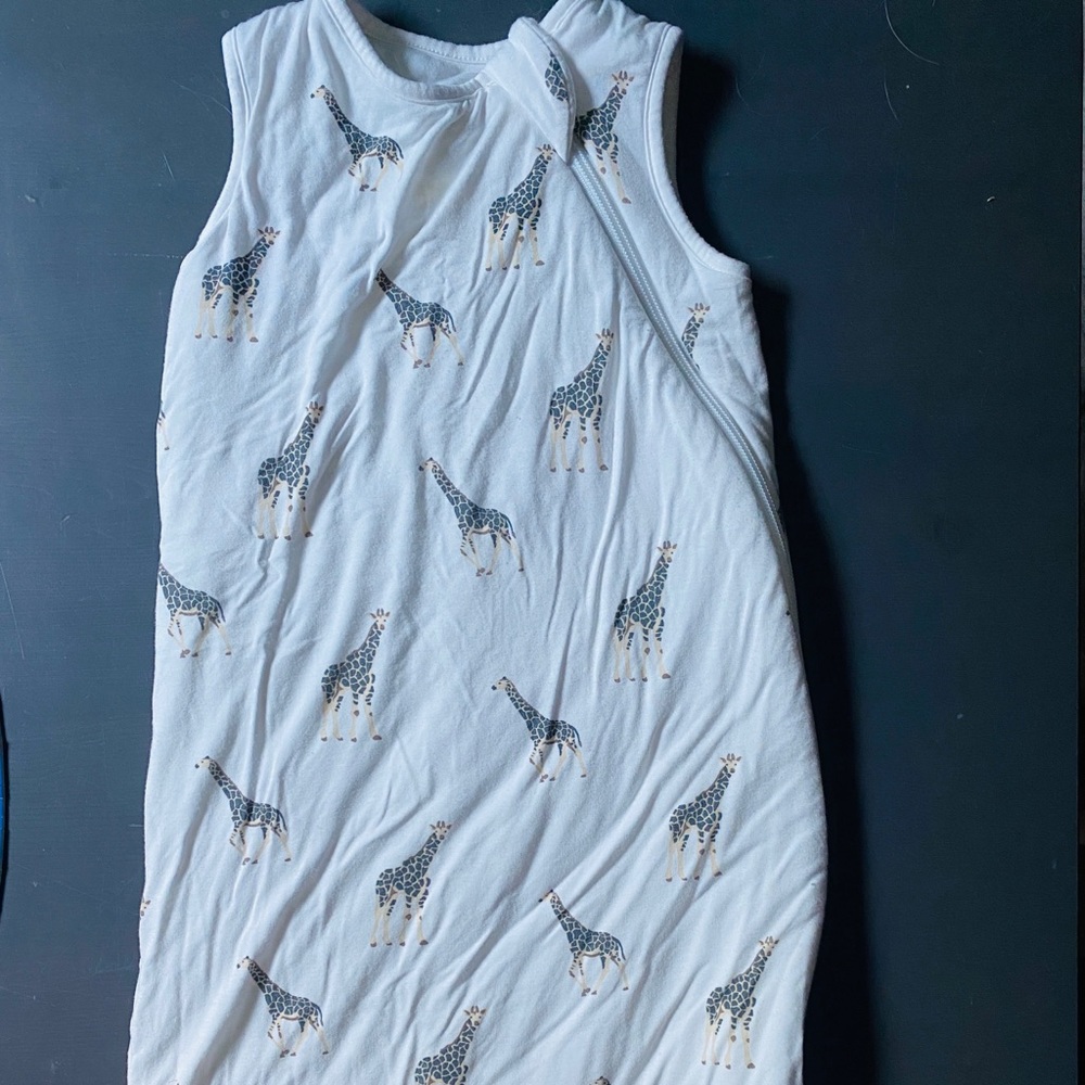 Kyte baby printed sleep sack in Giraffe